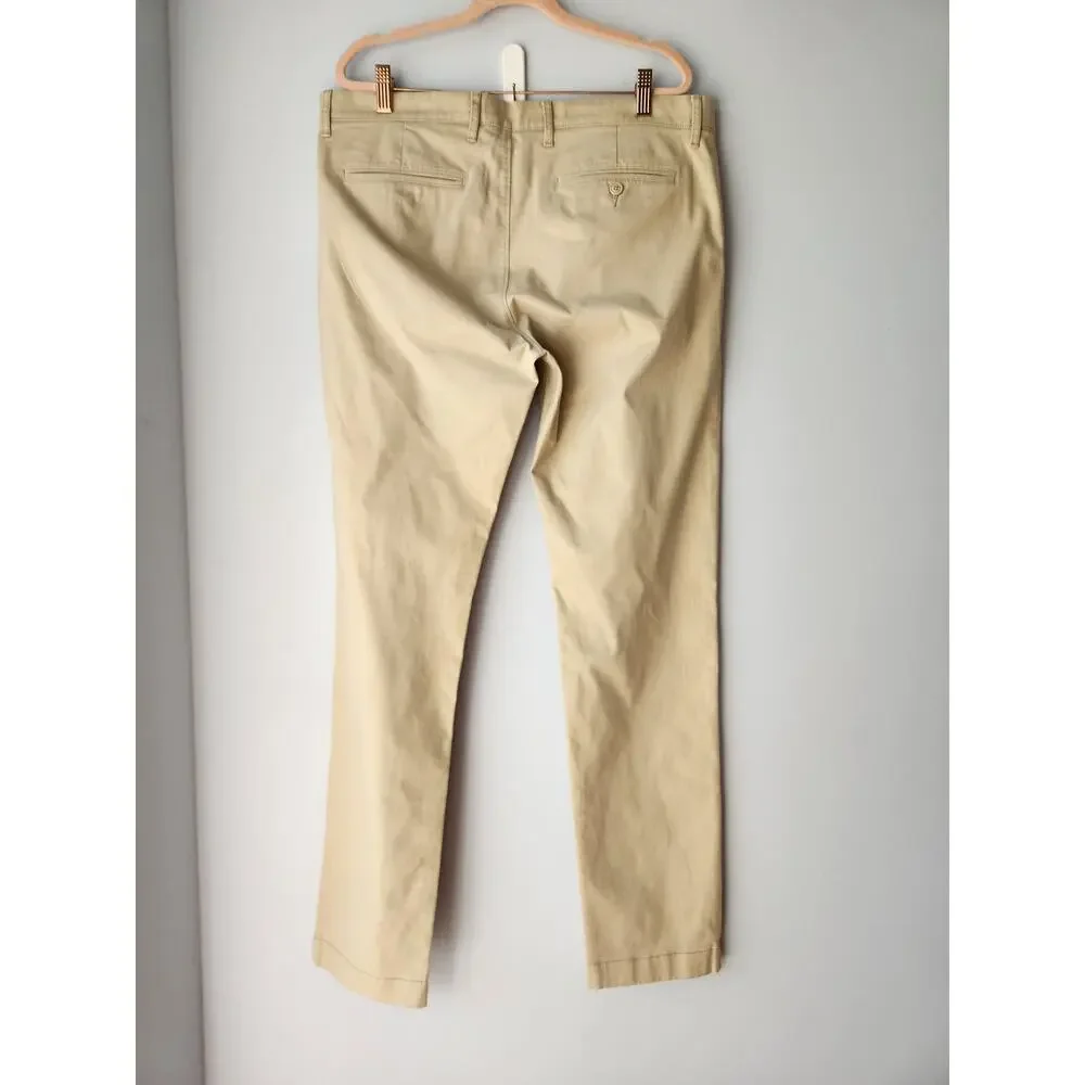 NWOT J. Crew 484 Slim-Fit Stretch Chino Pant Beige 34/32